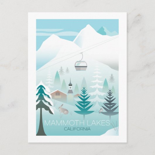 Mammoth Lakes Postcard Postkarte (Vorderseite)