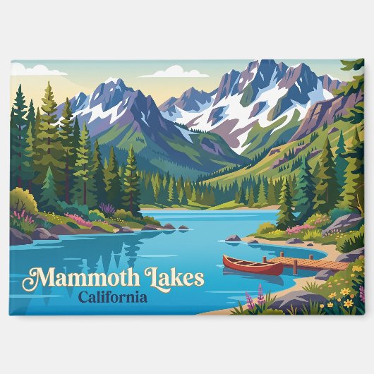 Mammoth Lakes USA Magnet (Vorderseite)