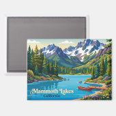Mammoth Lakes USA Magnet (Vorderseite/Rückseite)