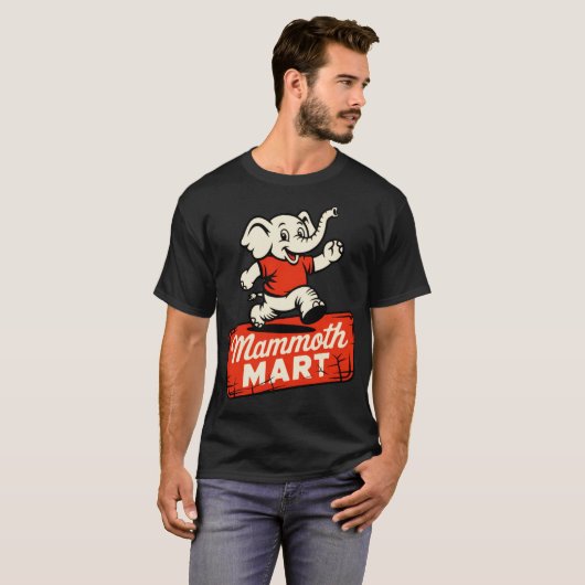 Mammoth Mart Old School Retro 1970er T-Shirt (Vorne ganz)