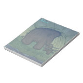 Mammoth mit Kalb Notizblock (Rotiert)
