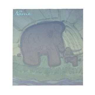 Mammoth mit Kalb Notizblock