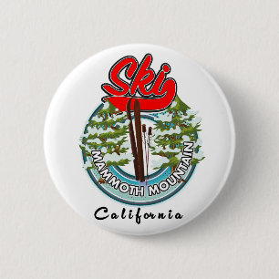 Mammoth Mountain California Logo Button