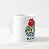 Mammoth Mountain California Logo Kaffeetasse (Vorderseite Links)