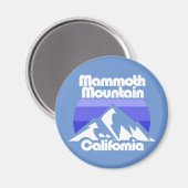 Mammoth Mountain California Magnet (Vorderseite/Rückseite)