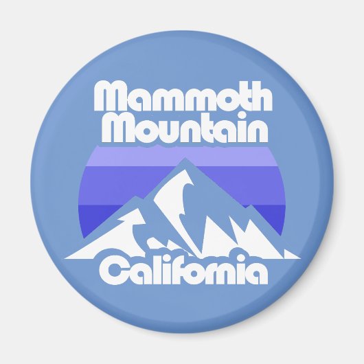 Mammoth Mountain California Magnet (Vorne)