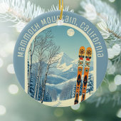 Mammoth Mountain California ski souvenir Keramik Ornament