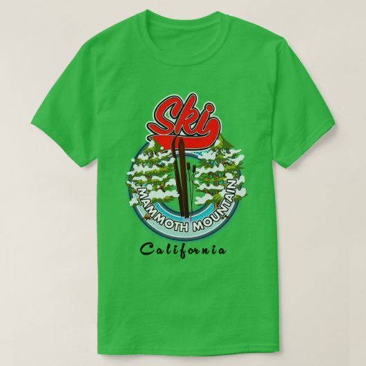 Mammoth Mountain - California Ski T-Shirt (Design vorne)