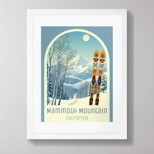 Mammoth Mountain - California Skigebiet Poster