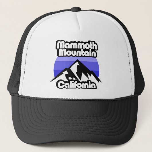 Mammoth Mountain California Truckerkappe (Vorderseite)