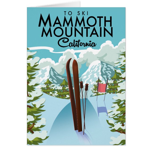 Mammoth Mountain California zum Skifahren (Vorne)