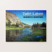 Mammoth Mountain Doppelsee-Puzzlespiel Puzzle (Horizontal)