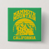 Mammoth Mountain, Kalifornien Button (Vorderseite)
