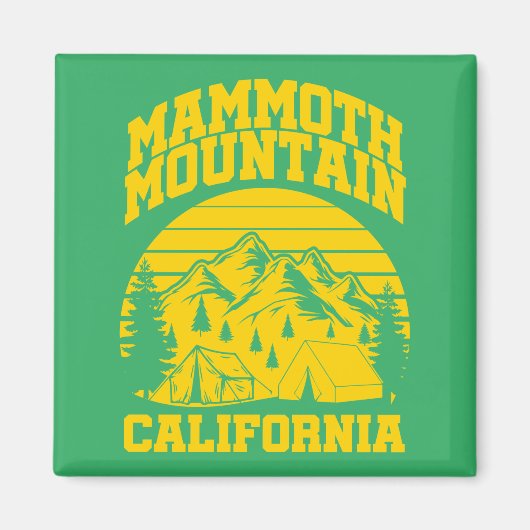 Mammoth Mountain, Kalifornien Magnet (Vorne)