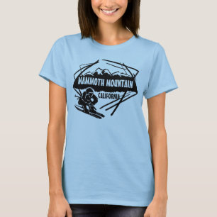 Mammoth Mountain Ladys Skigogo Art Black Tee