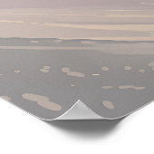 Mammoth Mountain Snowboarden Reiseplakat Poster (Ecke)