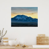 Mammoth Mountain Sonnenuntergangs Poster | Sierra  (Küche)