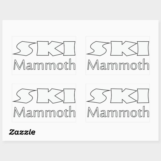 Mammoth Mountain Sticker (Blatt)