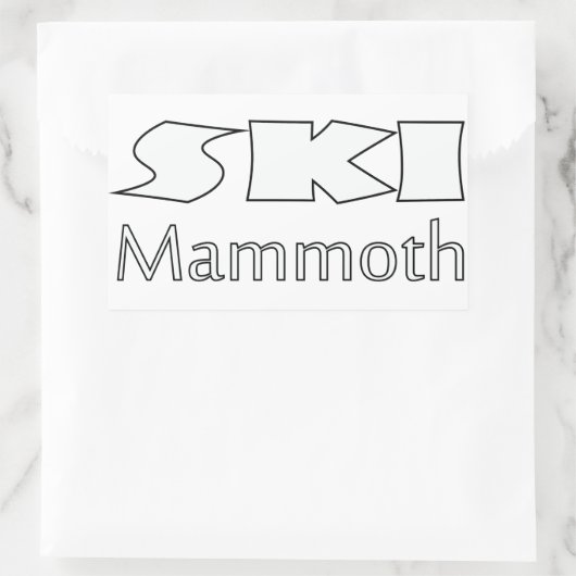 Mammoth Mountain Sticker (Tasche)