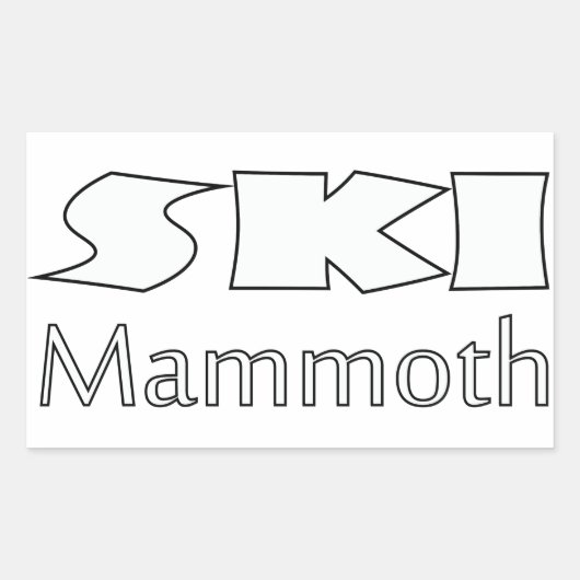 Mammoth Mountain Sticker (Vorderseite)