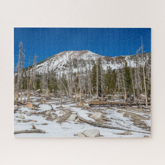 Mammoth Mountain View vom Horseshoe Lake Puzzle (Horizontal)