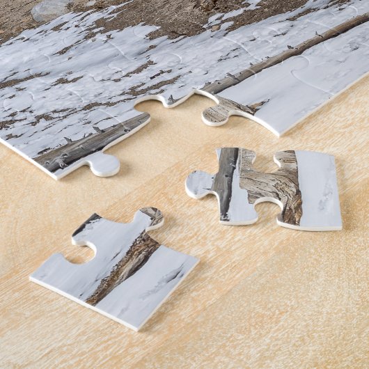 Mammoth Mountain View vom Horseshoe Lake Puzzle (Seite)