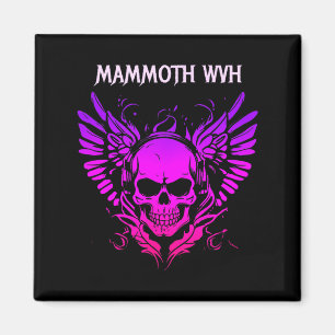 Mammoth Music Wvh Lustiges Vintage-Design-Schädel Magnet