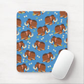 Mammoth Muster niedlicher Cartoon. Mousepad (Mit Mouse)