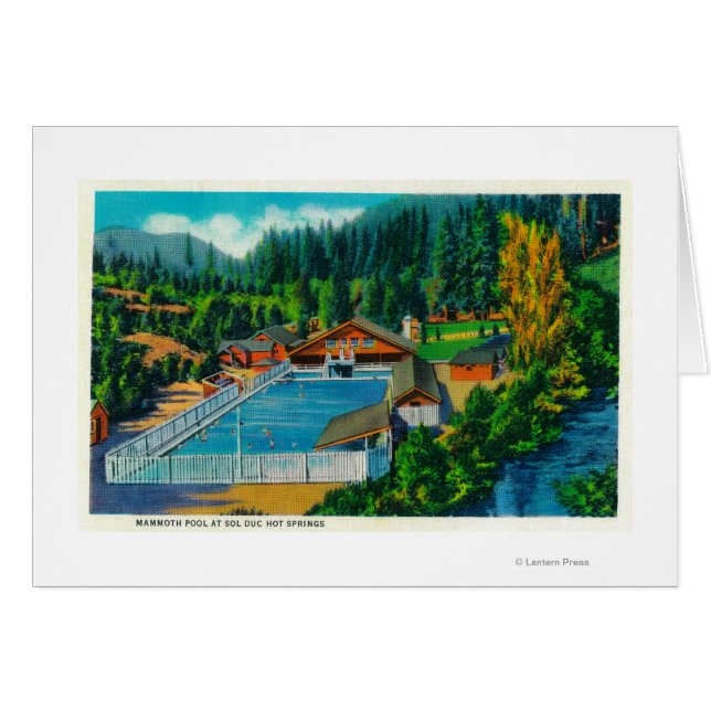 Mammoth Pool im Sol Duc Hot Springs (Vorderseite (Horizontal))