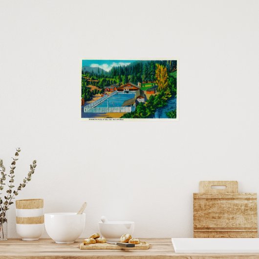 Mammoth Pool im Sol Duc Hot Springs Poster (Küche)