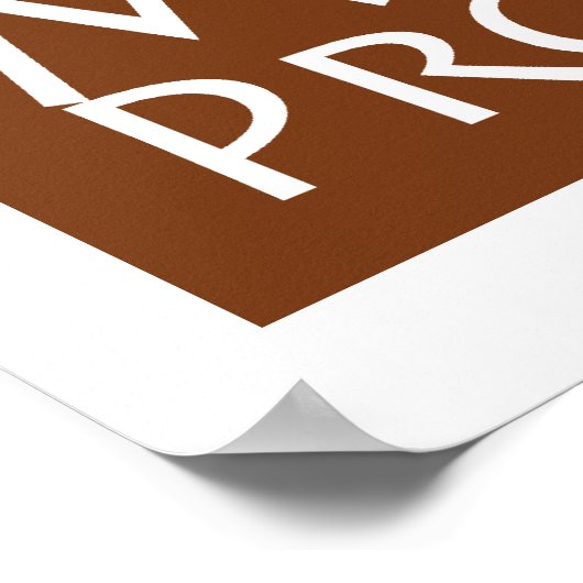 Mammoth-Proportionen Poster (Ecke)