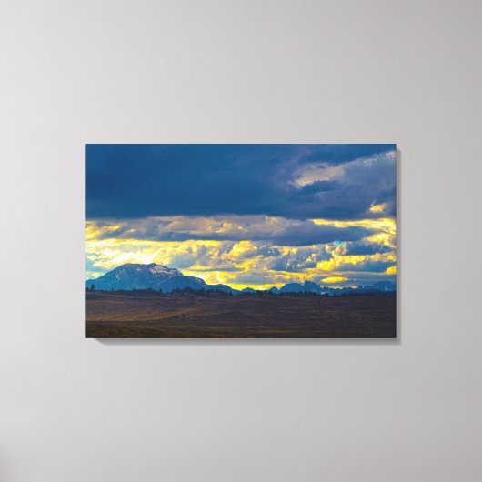 Mammoth Seen Area HDR. Leinwanddruck (Vorderseite)