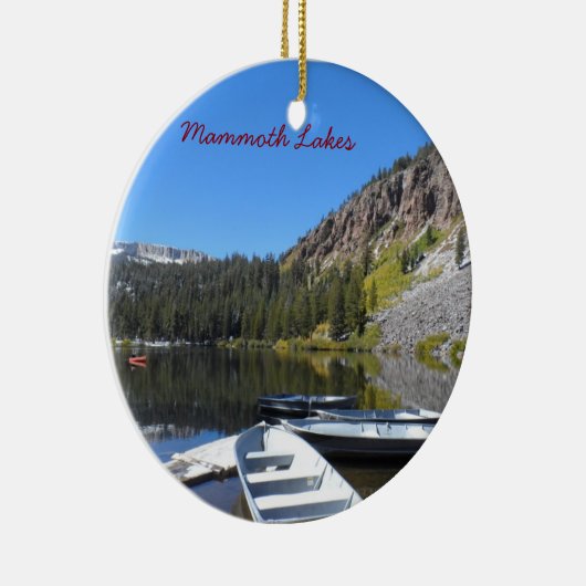 Mammoth Seen, CA Keramik Ornament (Rechts)