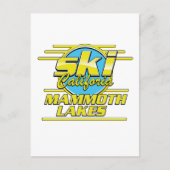 Mammoth Seen California Logo Postkarte (Vorderseite)