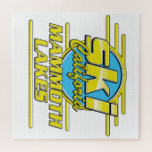 Mammoth Seen California Logo Puzzle (Horizontal)