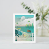 Mammoth Seen, California Postcard Postkarte (Stehend Vorderseite)