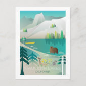 Mammoth Seen, California Postcard Postkarte (Vorderseite)