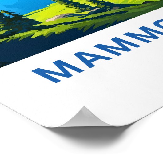 Mammoth Seen California Poster (Ecke)