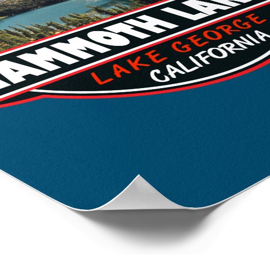 Mammoth Seen California Poster (Ecke)