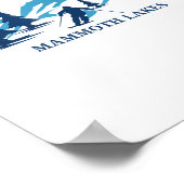 Mammoth Seen California Ski Resort Skier _ _ Poster (Ecke)