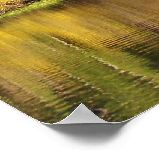 MAMMOTH SEEN-GEBIET MIT FALL-REFLEKTIONEN POSTER (Ecke)