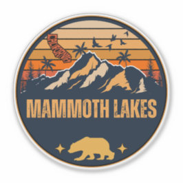 Mammoth Seen, Kalifornien Aufkleber