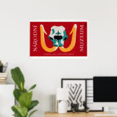 Mammoth Skull - Matchbox Print - Czech Wall Art Poster (Heimbüro)
