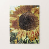 Mammoth Sonnenblumenfotografie Puzzle (Vertikal)