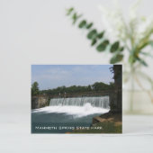 Mammoth Spring Staat Park in Arkansas Postkarte (Stehend Vorderseite)