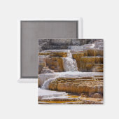 Mammoth Springs Falls Magnet (Vorderseite/Rückseite)