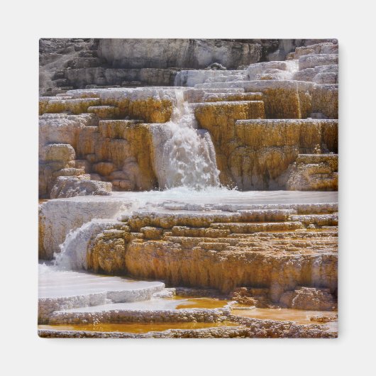 Mammoth Springs Falls Magnet (Vorne)