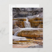 Mammoth Springs Falls Postkarte (Vorne/Hinten)