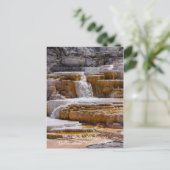 Mammoth Springs Falls Postkarte (Stehend Vorderseite)