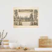 Mammoth Tree Grove (0976A) Poster (Küche)